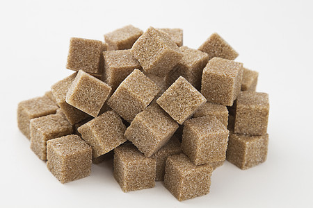 褐糖块甘蔗糖尿病白色正方形棕色水晶食物立方体图片