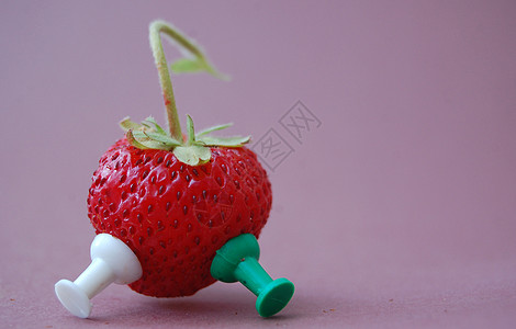 草莓特写花园草莓小吃植物美食水果甜点食物果实养分节食浆果背景