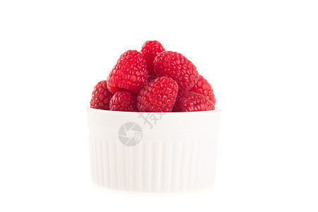 树莓草莓果味味道覆盆子甜点活力饮食水果白色浆果红色图片