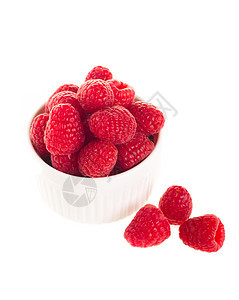 树莓草莓白色饮食果味红色甜点浆果覆盆子味道活力水果图片