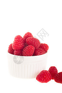 树莓草莓覆盆子味道果味水果红色食物白色浆果活力甜点图片