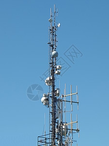 通讯塔天线金属桅杆工具电视建筑学互联网电子产品播送电讯图片