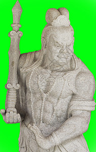 中国神雕像宗教绿色传统上帝背景图片