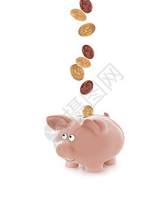 养猪银行收钱背景图片