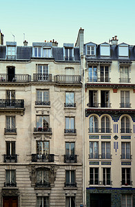 典型的正态 paris 结构架构背景图片