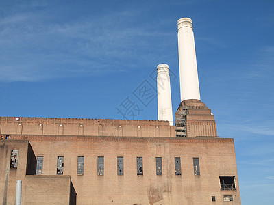 伦敦Bedese发电站电站王国力量考古学纪念碑车站建筑学建筑联盟工业图片