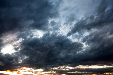 云云天空雷雨季节飓风气象风暴天气灾难气候力量阴影图片