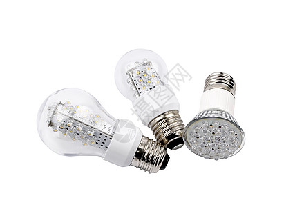 LED灯白色灯泡灯光技术能量环境住户家庭低能耗环保图片