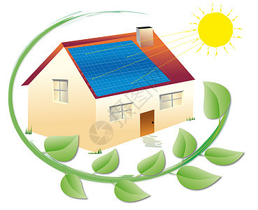 太阳能住房建筑房地产阳能绝缘光伏装修电能诊断能量图片