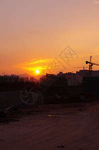 南中深圳美丽的夕阳日落太阳季节社会亮度橙子速度进步技术天空经济图片