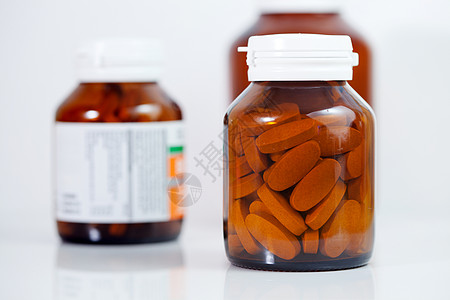 药品瓶矿物质预防剂量食物白色制药营养化学玻璃补充图片