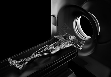 MRI 检查生物外科x射线卫生手术诊断磁铁机器创伤解剖学图片