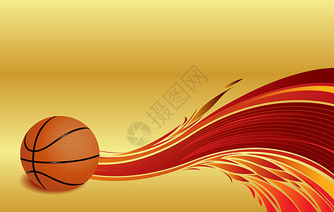 篮球游戏运动燃烧力量闲暇插图速度火焰竞赛金子图片