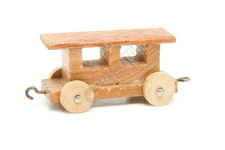旧木制玩具火车图片