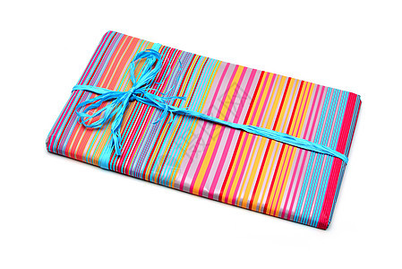 白色的明亮礼物信封被孤立市场销售紫丁香零售假期丝带蓝色商业店铺礼物盒图片