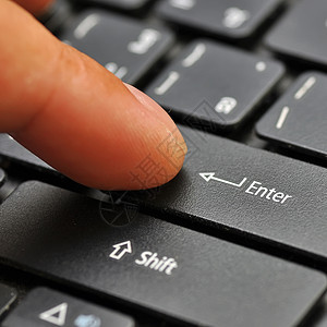 计算机键盘上的手指拇指笔记本展示工作技术指纹商务按钮钥匙桌面图片