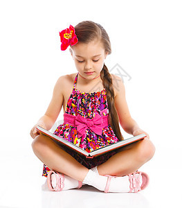 带着书的快乐小女孩生态文学阅读孩子女性家庭作业乐趣教育成就者学校图片