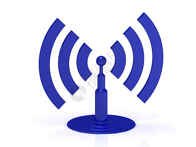 简编 Wifi车站收音机蓝牙天线信号频率网络发件蓝色白色图片