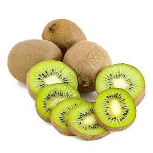 Kiwi 水果 切片图片