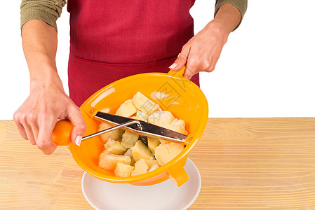 木薯土豆用具旋转家庭烹饪运动糊状物厨具水平行动炊具图片
