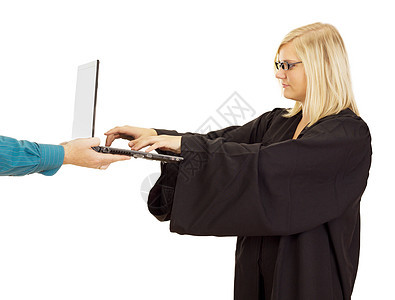 从事计算机工作的律师法律顾问顾问学习司法民法法官笔记本女士系统套装图片