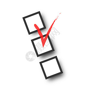 点滴盒子艺术表决选举红色绿色投票白色清单插图图片