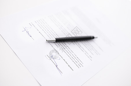 合同签字签名焦点公司交易文档概念圆珠笔义务结论法律商业图片
