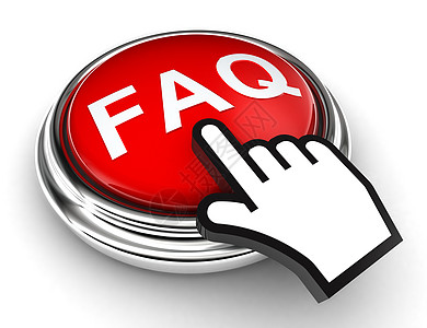 faq 红色按钮和指针手图片