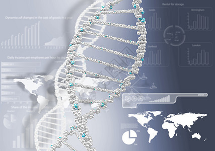以彩色背景为基底的 DNA 螺旋疾病药剂细胞科学制药生活克隆染色体技术化学图片