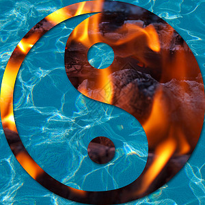 A 营火中火焰和光纤膜的背景泳池游泳反射余烬海洋水池热带液体波纹辉光图片