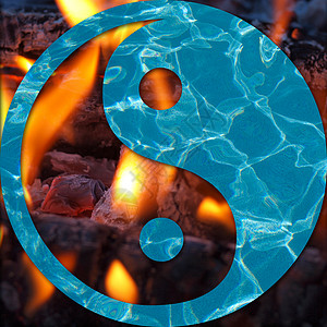 A 营火中火焰和光纤膜的背景辉光波纹游泳反射液体泳池余烬热带水池海洋图片