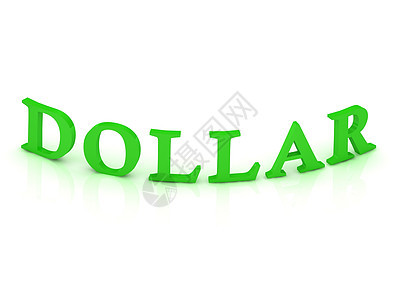 DOLLAR 带有绿字的DOLLAR 符号图片