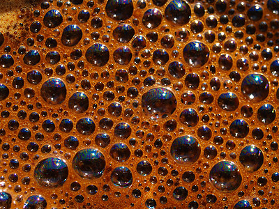 咖啡泡泡液体咖啡店巧克力咖啡师斑纹气泡泡沫反射细胞咖啡馆图片