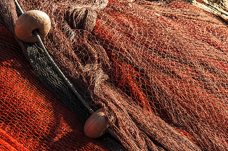 渔网捕鱼网渔夫绳索捕手材料海洋工具图片