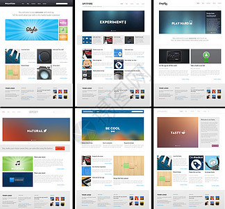 6 网页模板布局-网络设计图片
