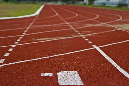 带有数字的赛车道运动车道马场曲线跑步运动员短跑天空竞争体育场图片