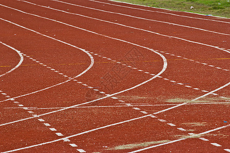 带有数字的赛车道运动马场运动员竞赛体育场短跑场地地面车道蓝色图片