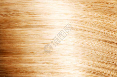 毛发淡黄色女性卷曲海浪洗发水染色头发理发造型沙龙图片