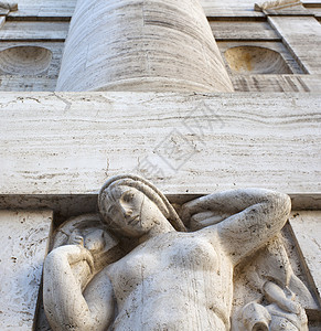 米兰交换大楼女雕像米兰纪念碑资产身体女性广场男人女士雕塑头发歌剧图片