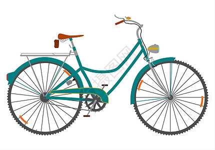 Retro自行车车历史性古董车轮运输插图环境车辆运动踏板旅游图片