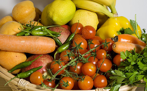 蔬菜柠檬食物厨师饮食营养红色美食饥饿膳食晴天图片