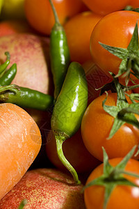 小番茄和绿胡椒晴天膳食红色饥饿美食烹饪蔬菜营养饮食食物图片