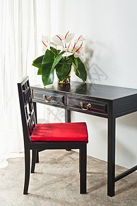 奢富工作服务台椅子餐具柜家具公寓设计师织物房子客厅木头靠垫图片