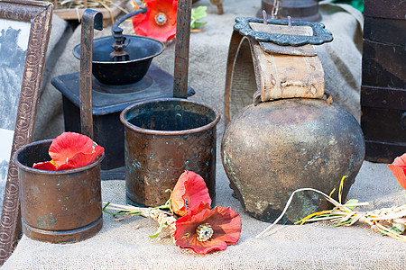 铜物体工艺品狂欢风俗门栓稻草金属陶器集装袋铁架花朵图片