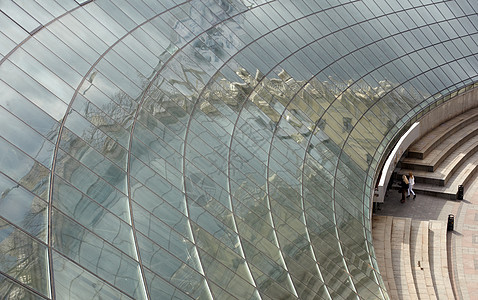 玻璃圆顶工程背景城市纹理建筑学网格背景图片