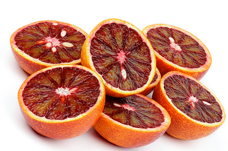血橙色彩甜食食物茶点酸味水果红色健康饮食宏观生活方式图片