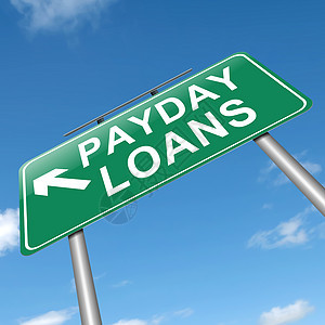 支付日贷款概念抵押现金帮助费率插图进步账单天空欠款债务图片