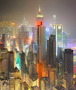 香港人口密度建筑物生活金融景观商业旅行人群地标建筑学风景图片