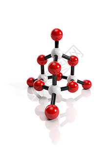 3d 说明 分子晶体层 视觉模型图片