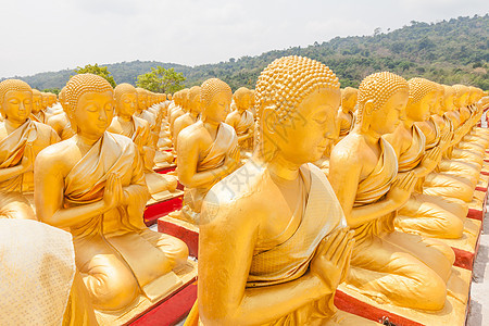 佛祖纪念公园的金芽旅行精神旅游文化新手大法会上帝艺术金子宗教背景图片